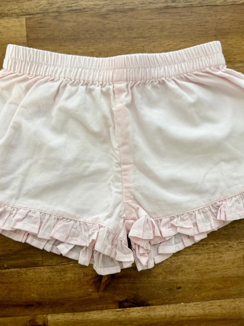 Well Dressed Wolf Girls Pink Lace Cross Embroidered Ruffled Tunic Shorts Set 4T